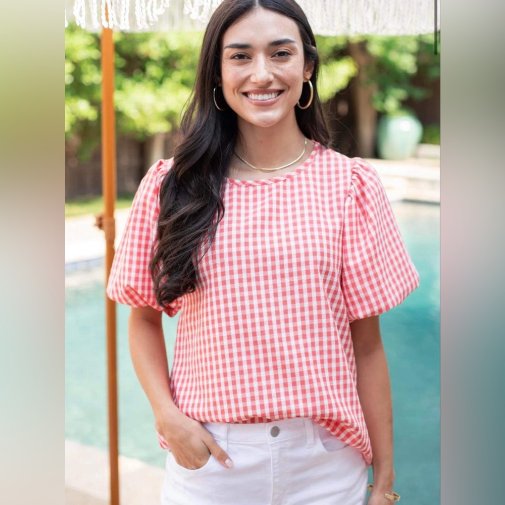 Puff sleeve top